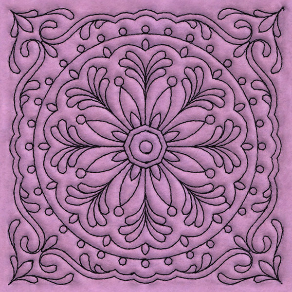 Circle & Texture Quilting - Circle 1 (Double Run)