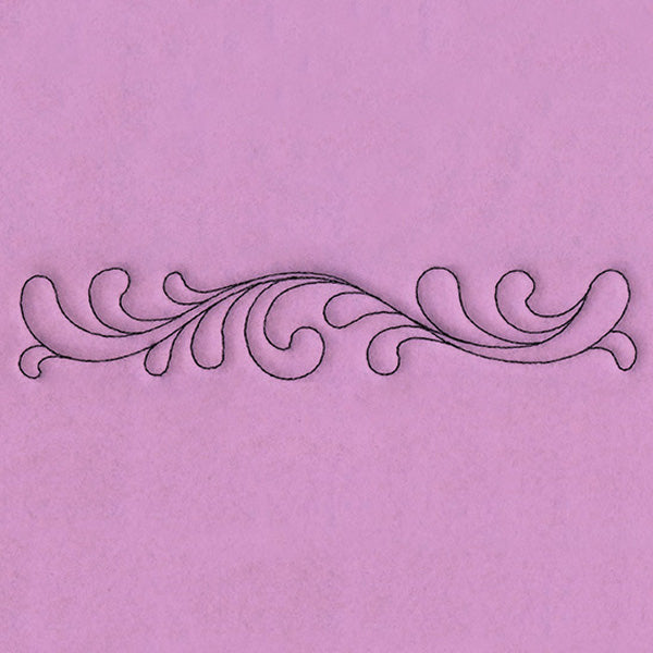 Circle & Texture Quilting - Narrow Border (Double Run)