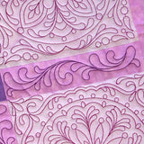 Circle & Texture Quilting - Narrow Border (Double Run)