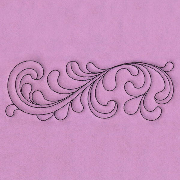 Circle & Texture Quilting - Wide Border (Double Run)