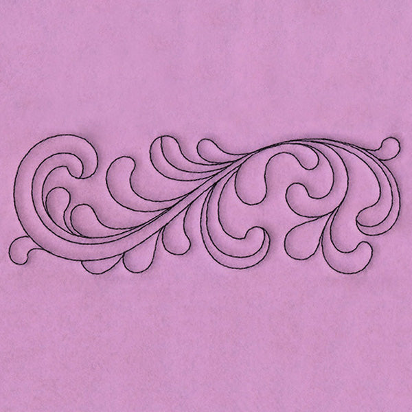 Circle & Texture Quilting - Wide Border (Double Run)