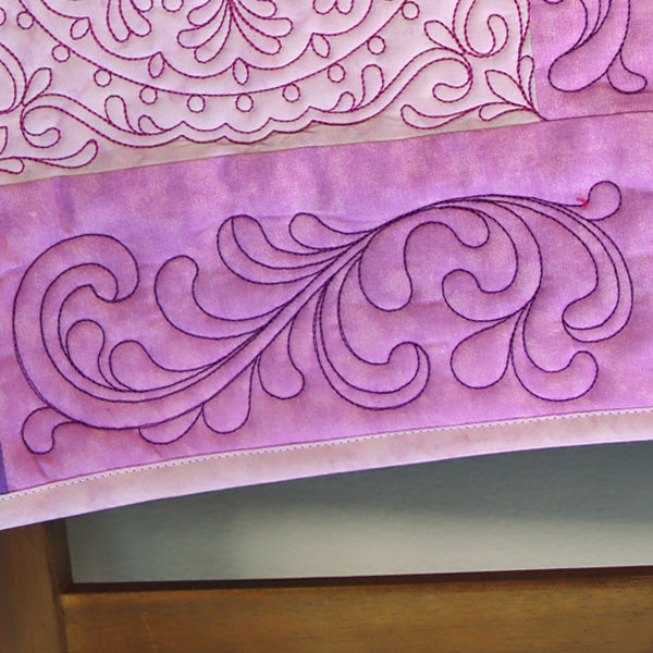 Circle & Texture Quilting - Wide Border (Double Run)