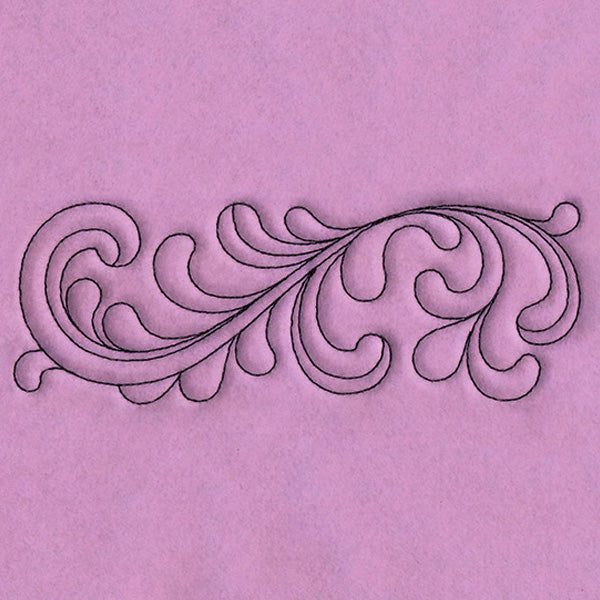 Circle & Texture Quilting - Wide Border (Double Run)