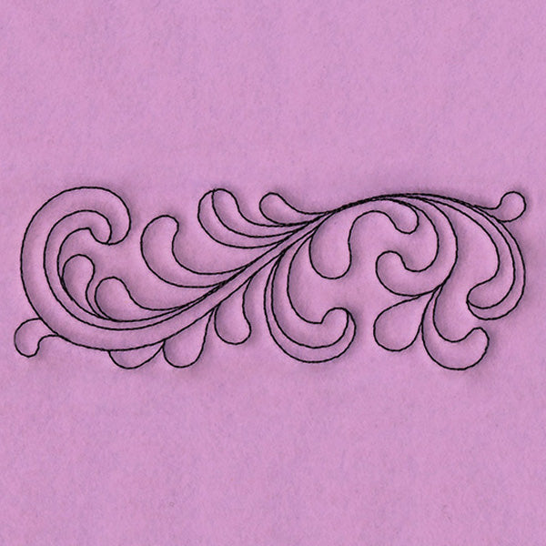 Circle & Texture Quilting - Wide Border (Double Run)