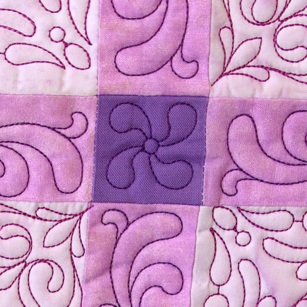 Circle & Texture Quilting - Narrow Corner (Double Run)