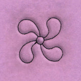 Circle & Texture Quilting - Narrow Corner (Double Run)