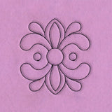 Circle & Texture Quilting - Wide Corner (Double Run)