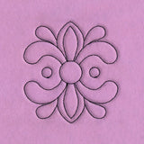 Circle & Texture Quilting - Wide Corner (Double Run)