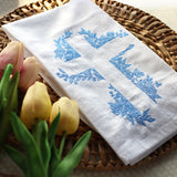 Cross in Flowers (Embossed)