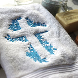 Cross in Flowers (Embossed)