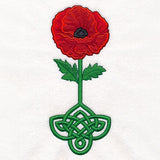 Celtic Knotwork Florals - Poppy