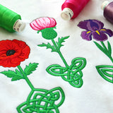 Celtic Knotwork Florals - Iris