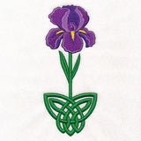 Celtic Knotwork Florals - Iris