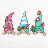 Peeking Spring Gnome Trio