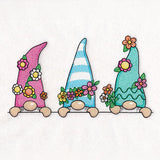 Peeking Spring Gnome Trio