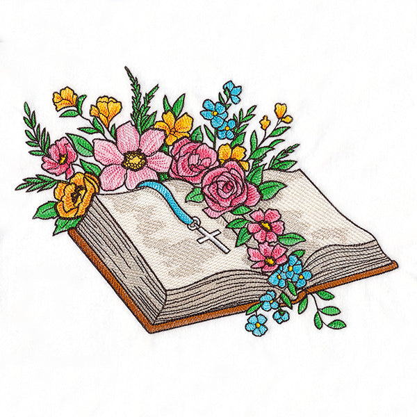 Bible and Blooms