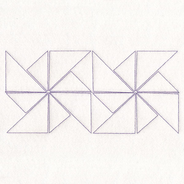 Geometric Pattern (Edge-to-Edge Quilting) - Pinwheel – Embroidery Library