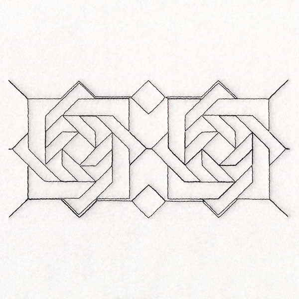 Geometric Pattern (Edge-to-Edge Quilting) - Square – Embroidery Library