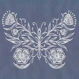 Exquisite Whitework Butterfly