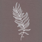 Wavy Whitework Feather Fern