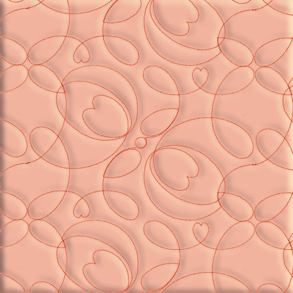 Heart & Flow Heart Loops (Edge-to-Edge Quilting)