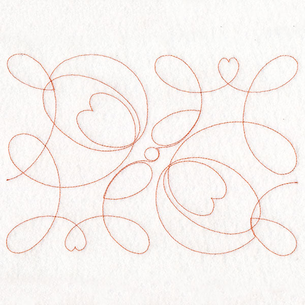 Heart & Flow Heart Loops (Edge-to-Edge Quilting)