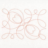 Heart & Flow Heart Loops (Edge-to-Edge Quilting)
