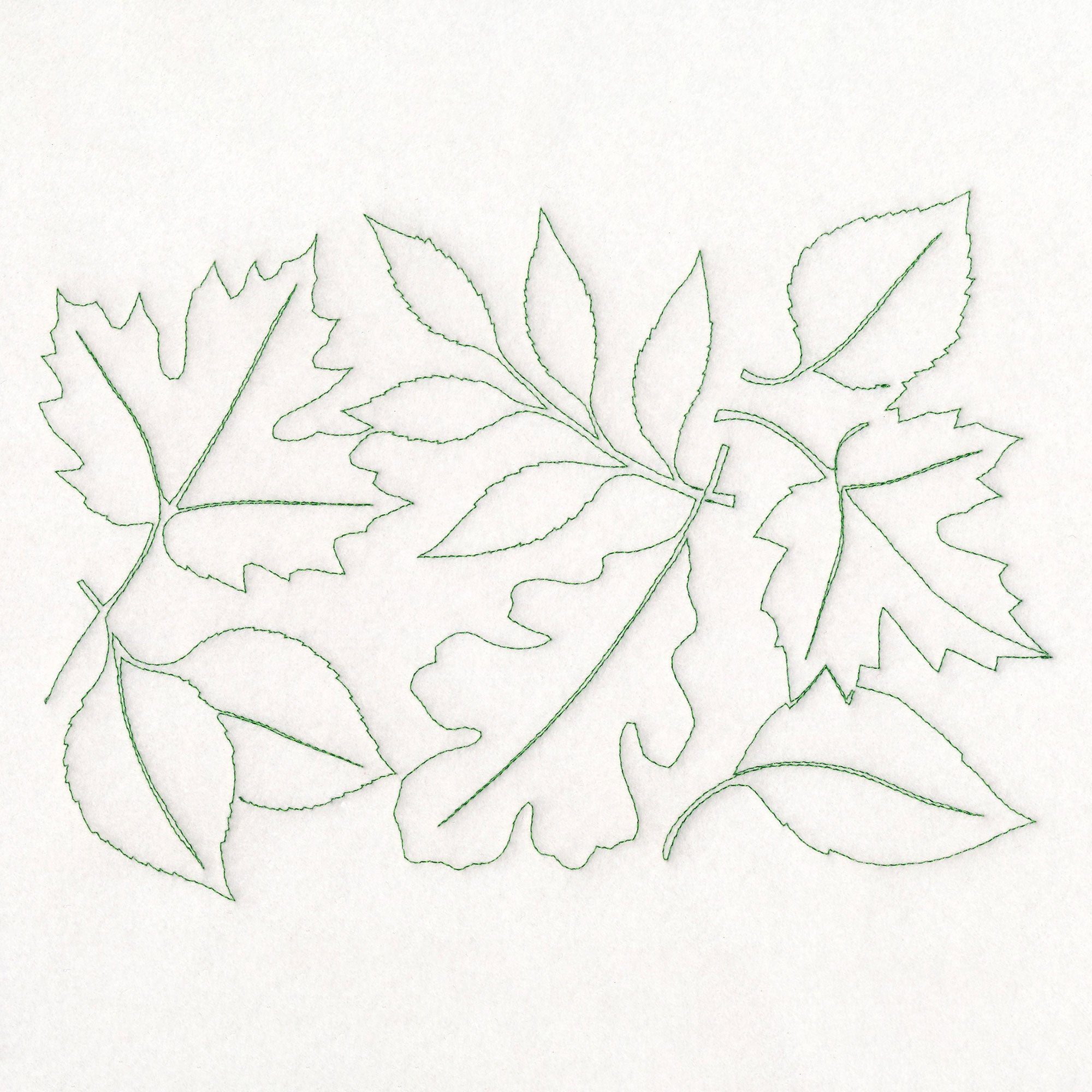 Simply Summer - Leaves (Edge-to-Edge Quilting)