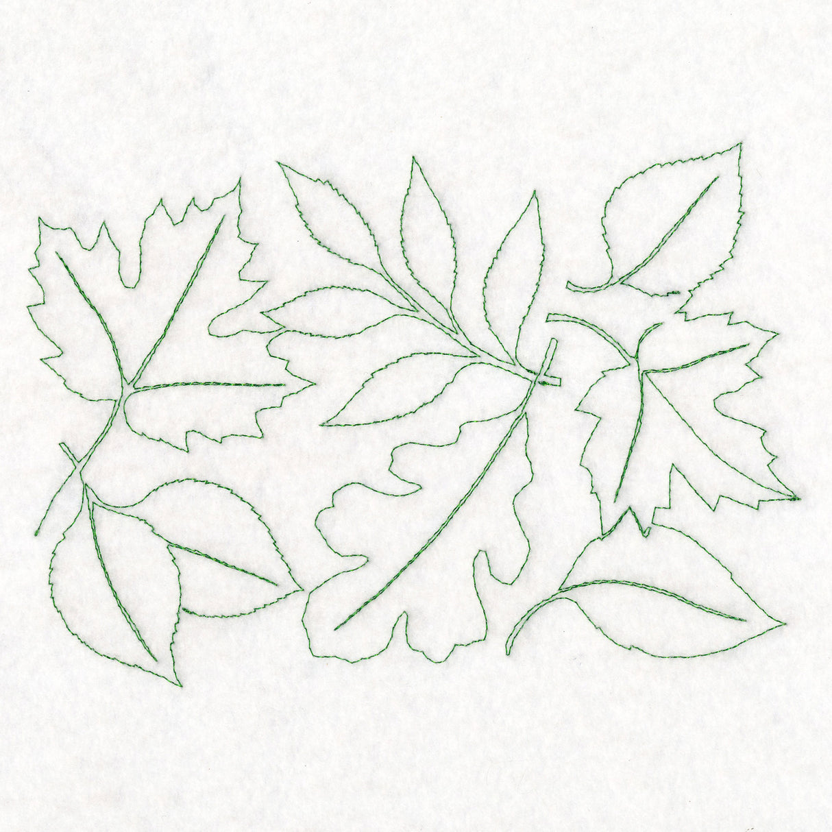 Simply Summer - Leaves (Edge-to-Edge Quilting)