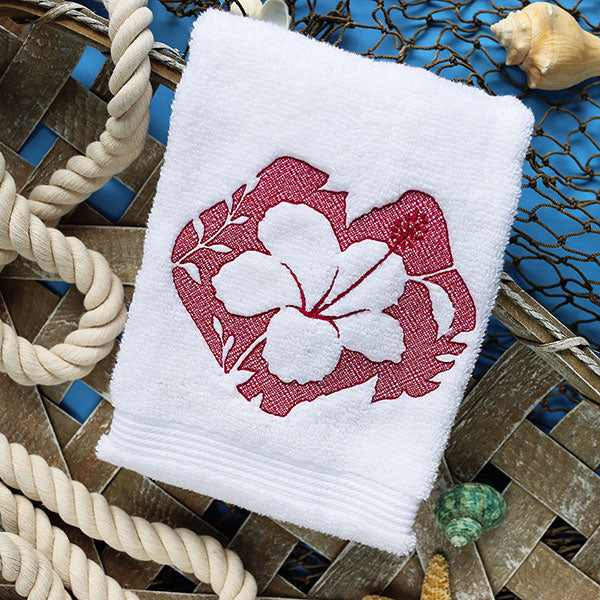 Summer Escape Hibiscus Flower (Embossed)