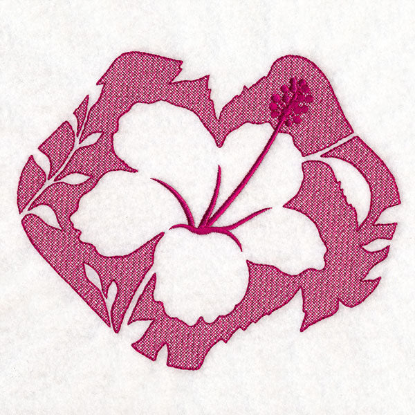 Summer Escape Hibiscus Flower (Embossed)