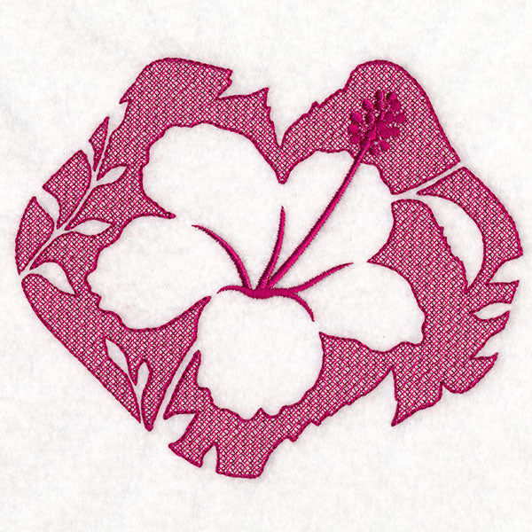 Summer Escape Hibiscus Flower (Embossed)