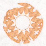 Summer Escape Sun (Embossed)
