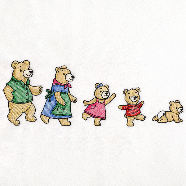 Marching Bear Family Border