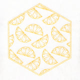 Sweet Fruit Quilt Hexagon - Lemon Slices