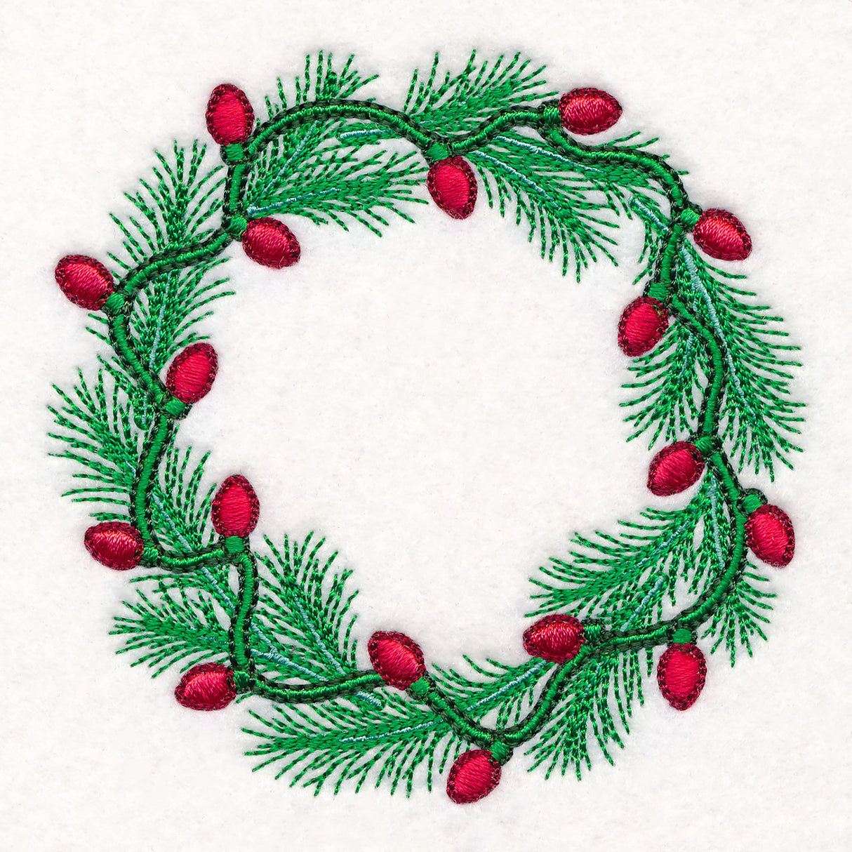 Holiday Cheer Wreaths - Lights