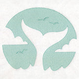 Summer Escape Whale Tail (Embossed)