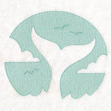 Summer Escape Whale Tail (Embossed)