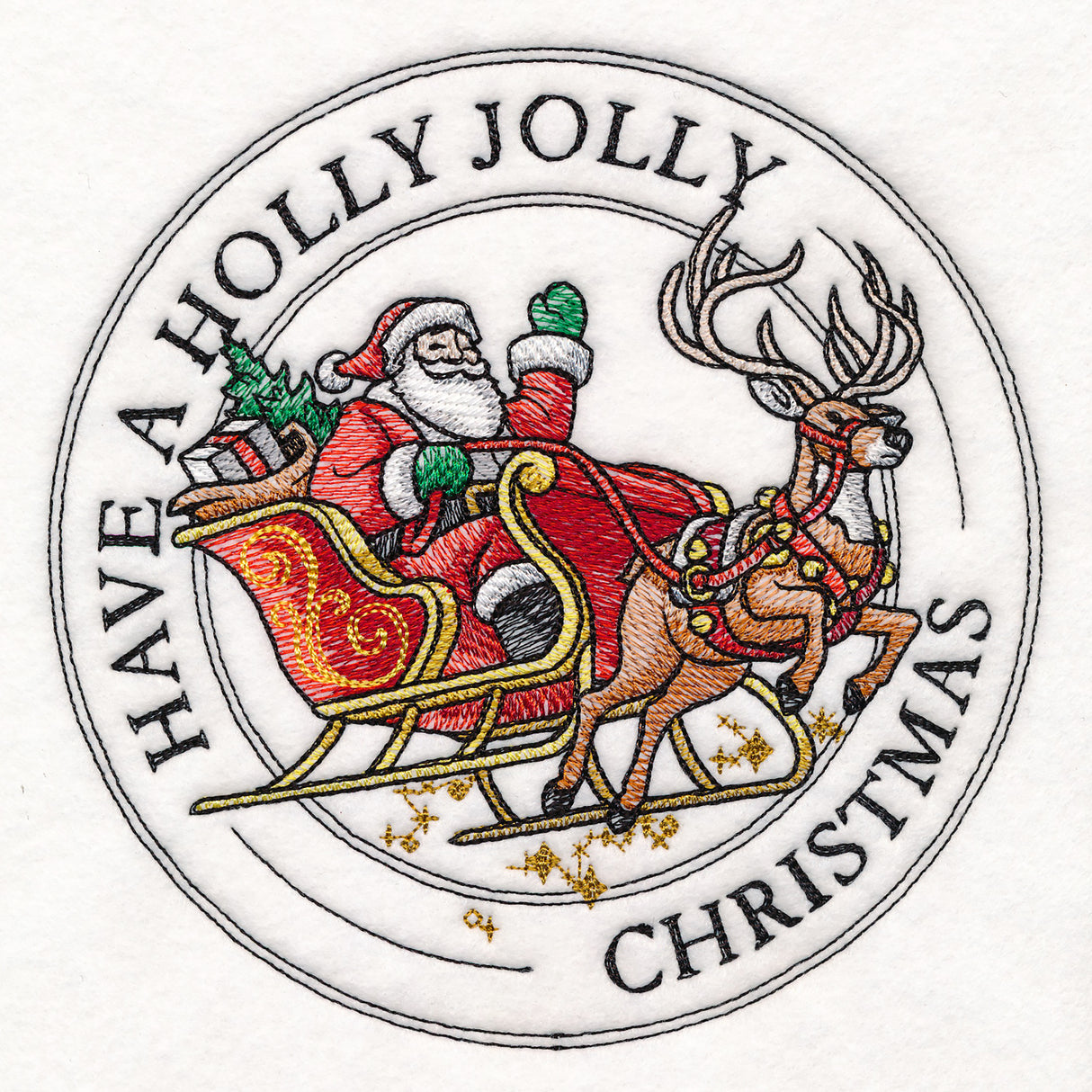 Holly Jolly Christmas Stamp