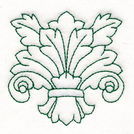 Classic Flourish Corner