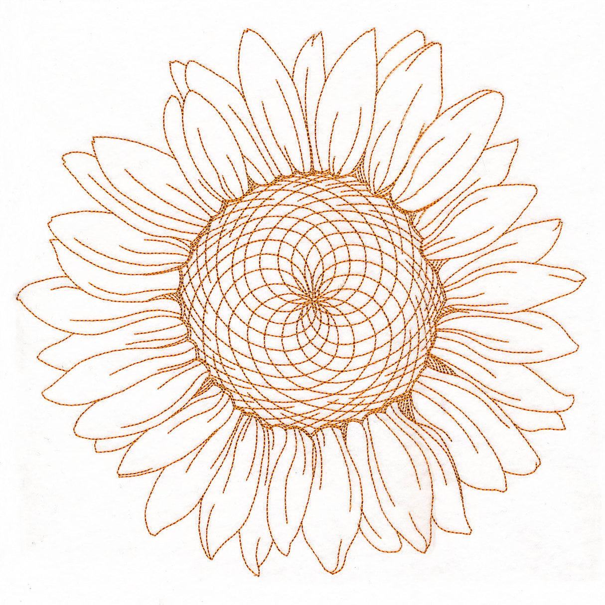 Spiral Sunflower