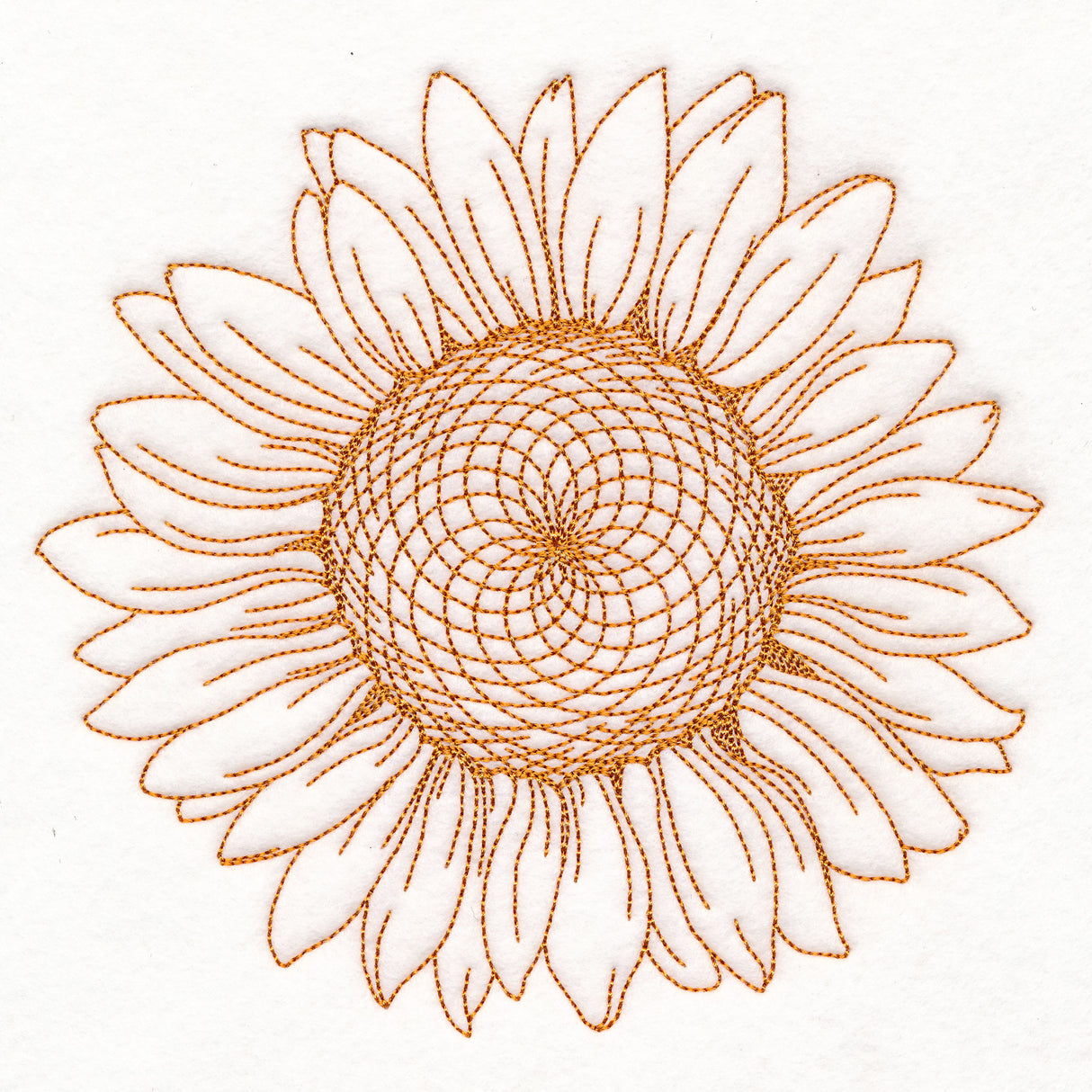 Spiral Sunflower