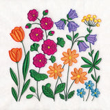 Wildflower Field Square Border