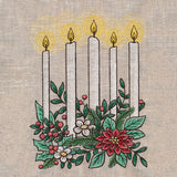 Holiday Candlelight Square Border