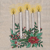 Holiday Candlelight Square Border