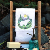 Mountain Bear Silhouette (Embossed)