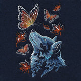 Autumn Wolf with Butterflies