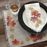 Golden Autumn Leaves Spray