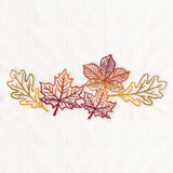 Golden Autumn Leaves Border
