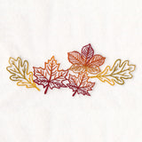 Golden Autumn Leaves Border